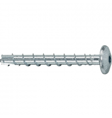 Стандартный анкер-шуруп HILTI (ХИЛТИ) HUS3-P 6 с плоской головкой оцинкованная сталь 4.6-5.8, 6x40/5 мм