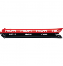 Химический анкер капсула HILTI (ХИЛТИ) HVU2 M12x110 с клеевым составом на основе уретан-метаакрилата для креплений с высокими нагрузками в бетоне, M