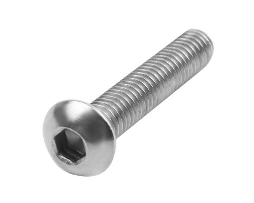 Винт ISO 7380 (A4) с полукруглой головкой и внутренним шестигранником, M5X40  — Винты с внутренним шестигранником (HEX)