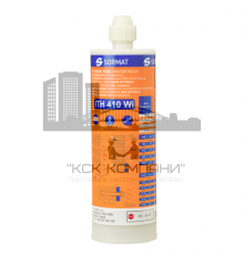Двухкомпонентный химический анкер зимний SORMAT ITH 410 Wi для установки анкерных шпилек и арматуры в бетоне и кирпиче (винилэстер), 410 мл