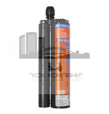 Двухкомпонентный химический анкер SORMAT ITH 585 EPOXe для высоких нагрузок крепление анкерных шпилек и арматуры в растянутой и сжатой зоне бетона