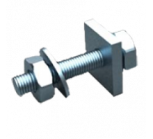 Комплект крепления с квадратной гайкой, М8x50 мм