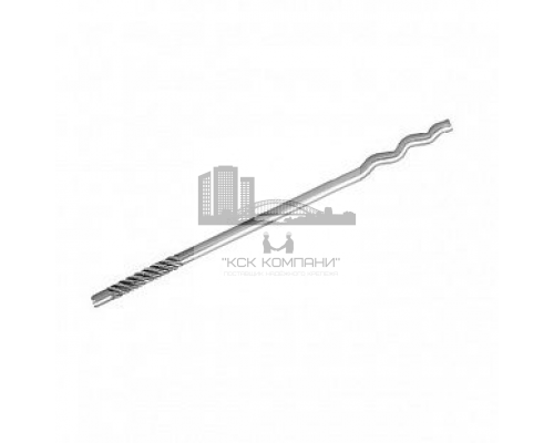 Металлическая гибкая связь KOELNER KWB для соединения новопостроенной стены со стоящей конструкцией, 4x250/110 мм