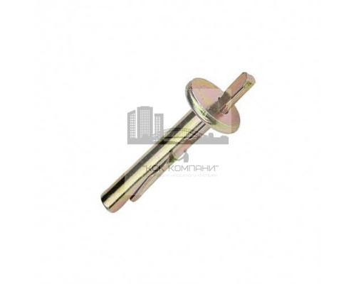 Анкер-клин стальной С1015 (желтое пассивирование), 6x40/5 мм