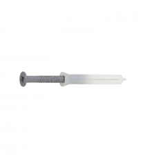 Дюбель-гвоздь SORMAT LIT с серым окрашенным гвоздем и потайной манжетой (полиамид /оцинкованная сталь), 5x45/15 мм