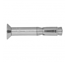 Анкер для высоких нагрузок SORMAT Liebig Safety Bolt TYPE SK с потайной головкой и шлицем (HEX) оцинкованная сталь, M12 20/80/15 мм
