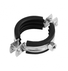 Хомут МАРКОС с резиновым уплотнителем и гайкой оцинкованная сталь, M8 d 1" (32-35 мм)