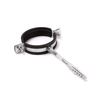 Хомут МАРКОС со шпилькой и дюбелем в индивидуальной упаковке оцинкованная сталь, M10 d 8" (216-225 мм)