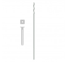 Металлическая гибкая связь TERMOCLIP (ТЕРМОКЛИП) МГС 2MT Е нержавеющая сталь A4/AISI 316, d=4/8 мм L=225 мм