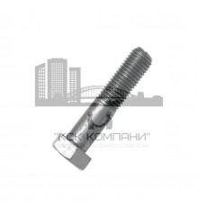 Болт ГОСТ 7808-70 с шестигранной уменьшенной головкой и неполной резьбой (сталь без покрытия), M16x100 мм