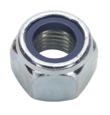 Гайка шестигранна самоконтрящаяся высокая с нейлоновым кольцом DIN 982 (A4-80), M18