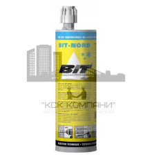 Двухкомпонентный химический анкер зимний BIT NORD 400 без стирола крепление резьбовых шпилек и арматуры во всех полнотелых и пустотелых матери