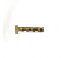 Болт DIN 933 латунный с шестигранной головкой и полной резьбой, М6х50 мм