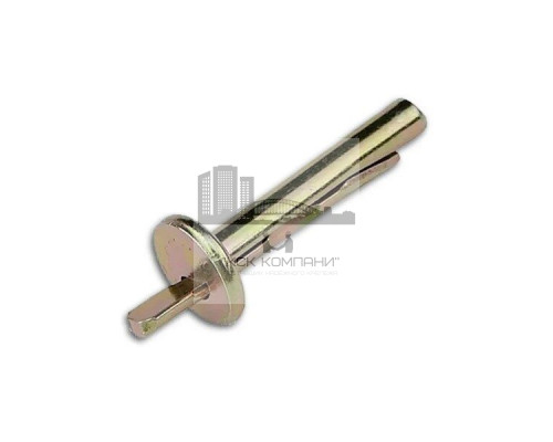 Анкер-клин стальной С1015 (желтое пассивирование), 6x65/8 мм  купить в Москве