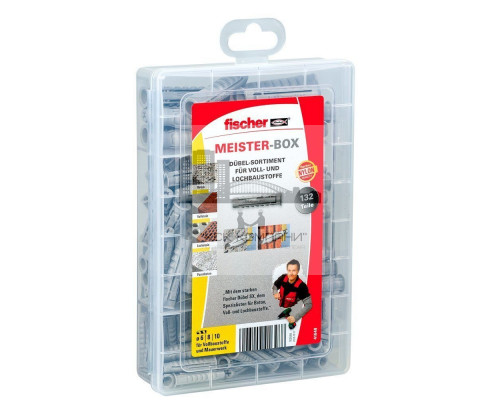 Набор распорных дюбелей FISCHER (ФИШЕР) SX (нейлон), 132 предмета