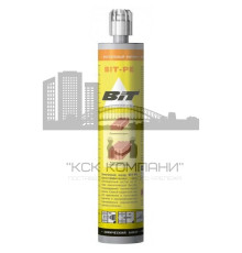 Двухкомпонентный химический анкер BIT PE 165 для крепления анкерных шпилек арматуры и анкерных болтов в пустотелом кирпиче и ячеистом бетоне (