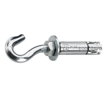 Анкерная гильза SORMAT PFG HBF с кованным болтом-крюком оцинкованная сталь, M8x50 мм