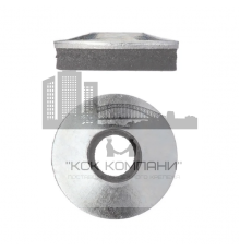 Шайба кровельная с прокладкой EPDM черная (оцинкованная сталь), 5.5x16 мм