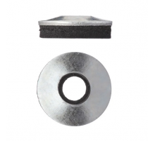 Шайба кровельная с прокладкой EPDM черная (оцинкованная сталь), 6.3x19 мм