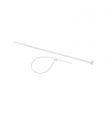 Кабельная стяжка белая SORMAT JS из высококачественного пластика, 4.8x375 мм