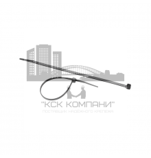 Кабельная стяжка черная SORMAT JSS из высококачественного пластика, 4.8x375 мм