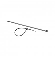 Кабельная стяжка черная SORMAT JSS из высококачественного пластика, 4.8x375 мм