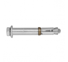 Анкер для высоких нагрузок SORMAT Liebig TYPE AS с шестигранной головкой и выпуклой шайбой оцинкованная сталь, M16 25/100/15 мм