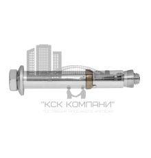 Анкер для высоких нагрузок SORMAT Liebig TYPE AS с шестигранной головкой и выпуклой шайбой оцинкованная сталь, M8 12/55/5 мм