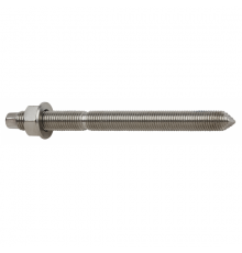 Шпилька SORMAT VH A4-50 для химических анкеров с шестигранной головкой и заточкой 2x45°, M30x360/45 мм