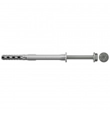 Фасадный дюбель с шурупом FISCHER (ФИШЕР) SXR FUS A4 с шестигранной головкой и пресс-шайбой, 10х180 мм