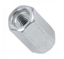 Гайка соединительная ИЭК оцинкованная сталь, M6