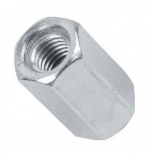 Гайка соединительная ИЭК оцинкованная сталь, M6