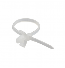 Хомут анкерный нейлоновый IEK ХА с внутренним зубчатым зацеплением, 2.5x100 мм