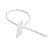 Хомут нейлоновый с площадкой IEK ХП2 с внутренним зубчатым зацеплением, 3x150 мм