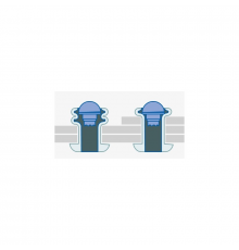 Заклепка вытяжная многозажимная SARIV алюминий - оцинкованная сталь, 3.2x9.5 мм