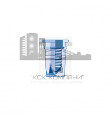 Заклепка гаечная вытяжная закрытая шестигранную SARIV оцинкованная сталь (стандартный бортик), M5x20 мм