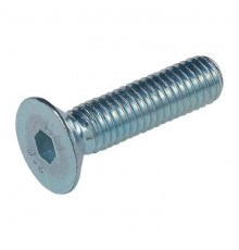 Винт DIN 7991 с потайной головкой и внутренним шестигранником оцинкованная сталь класс прочности 8.8, M3x6 мм