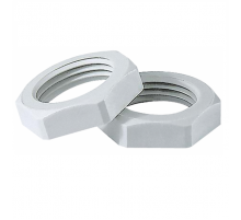 Полиамидная контргайка черная SORMAT VMM PA M для затягивания кабельных вводов на корпусе без резьбы, M20