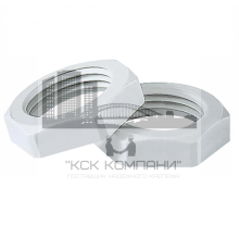 Полиамидная контргайка черная SORMAT VMM PA M для затягивания кабельных вводов на корпусе без резьбы, M16