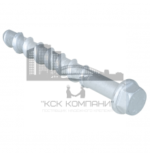 Шуруп для бетона WALRAVEN WCS1H с шестигранной головкой оцинкованная сталь, 8x100 мм