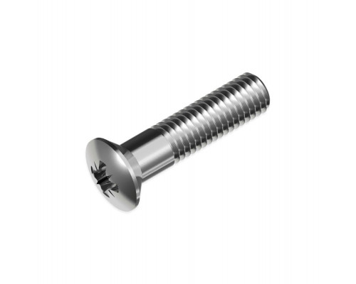 Винт DIN 966 Z (A2) с полупотайной головкой шлиц Pozidriv, M5X8