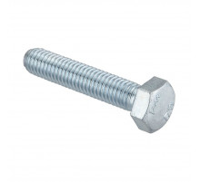 Болт DIN 933 (M12-M24) с шестигранной головкой и полной резьбой (оцинкованная сталь класс прочности 8.8), M12x95 мм