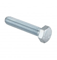 Болт DIN 933 (M4-M10) с шестигранной головкой и полной резьбой (оцинкованная сталь класс прочности 8.8), M10x50 мм