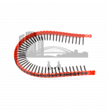 саморезы F-SXP 25мм в ленте, частый шаг