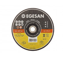 EGESAN Отрезной круг STEEL 230x2,5x22мм, А30 R BF,угл.сталь, металл (тонкий) 25шт/уп