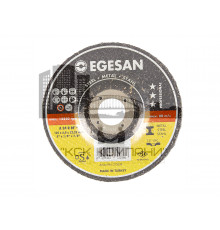 EGESAN Отрезной круг STEEL 125x6x22мм, А24 R BF ,угл.сталь, металл (шлифовальный) 25шт/уп