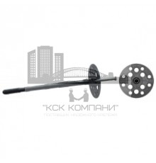 Дюбель для крепления теплоизоляционных материалов с металлическим гвоздём ИЗМ 10/90