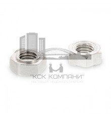 DIN 929 М16 SW24 A4 Гайка нержавеющая приварная, шестигранная