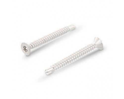 DIN 7504 A2 O 3,5X16 TX10 Винт самонарезающий сверлоконечный с потайной головой форма O и звездообразным шлицем TX (Torx) нержавеющий  купить в Москве