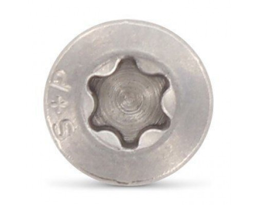 Art. 9241 AISI 410 4,5X80/54 TX20 Шуруп самосверлящий самозенкующийся с полупотайной головкой со второй фиксирующей резьбой, с углом головки 60° и звездо